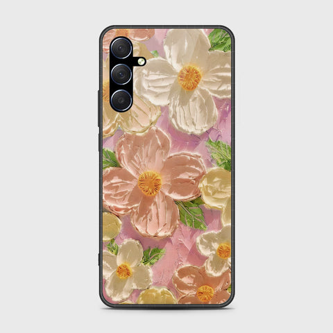 Samsung Galaxy A16 Cover - Floral Series - Design 11 - White & Green - HQ Premium Shine Durable Shatterproof Case