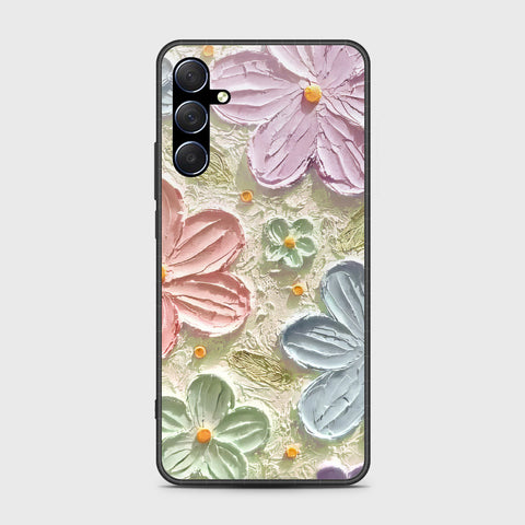Samsung Galaxy A16 Cover - Floral Series - Design 15 - Blue & Green - HQ Premium Shine Durable Shatterproof Case