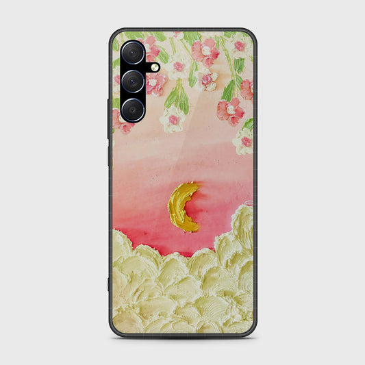 Samsung Galaxy A16 Cover - Floral Series - Design 7 - Pink & Yellow - HQ Premium Shine Durable Shatterproof Case