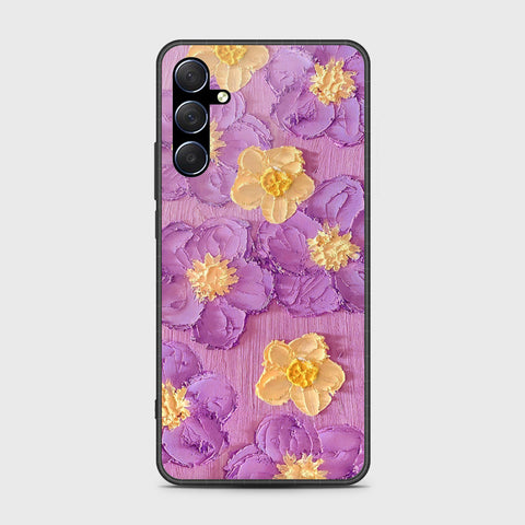 Samsung Galaxy A16 Cover - Floral Series - Design 8 - Purple & Yellow - HQ Premium Shine Durable Shatterproof Case