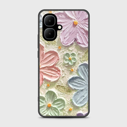 Infinix Smart 10 Cover - Floral Series - Design 15 - Blue & Green - HQ Premium Shine Durable Shatterproof Case