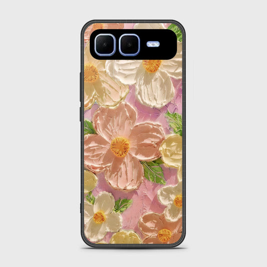 Infinix Smart 10 Plus-  Floral Series - Design 11 - White & Green - HQ Premium Shine Durable Shatterproof Case