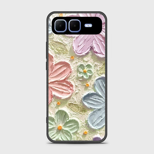 Infinix Smart 10 Plus-  Floral Series - Design 15 - Blue & Green - HQ Premium Shine Durable Shatterproof Case