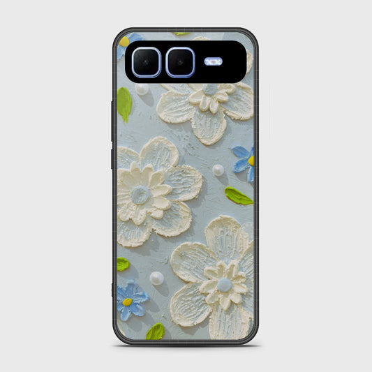 Infinix Smart 10 Plus- Floral Series - Design 3 - Sky Blue - HQ Premium Shine Durable Shatterproof Case