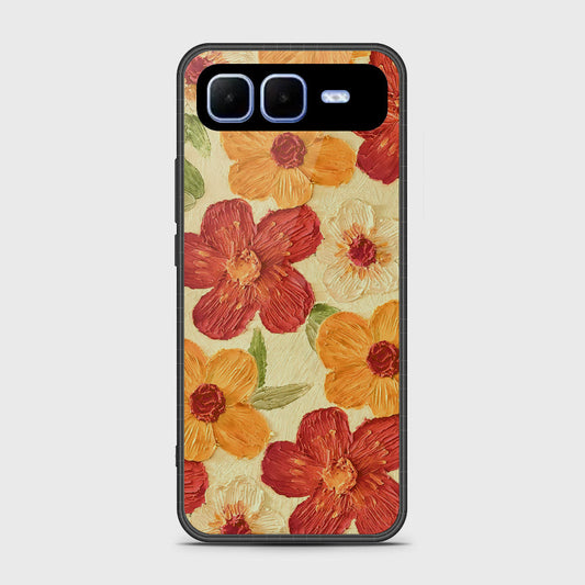 Infinix Smart 10 Plus- Floral Series - Design 6 - Red & Orange - HQ Premium Shine Durable Shatterproof Case