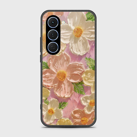 Tecno Spark 40 Pro Cover - Floral Series - Design 11 - White & Green - HQ Ultra Shine Premium Infinity Glass Soft Silicon Borders Case