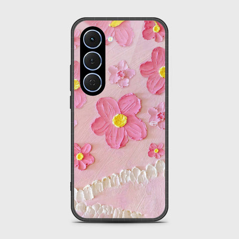 Tecno Spark 40 Pro Cover - Floral Series - Design 2 - Pink - HQ Ultra Shine Premium Infinity Glass Soft Silicon Borders Case
