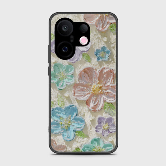 Vivo S30 Pro Mini Cover - Floral Series - Design 14 - Blue & Purple - HQ Premium Shine Durable Shatterproof Case
