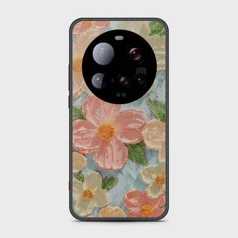 Xiaomi 15 Ultra Cover - Floral Series - Design 16 - Cyan & Pink - HQ Premium Shine Durable Shatterproof Case