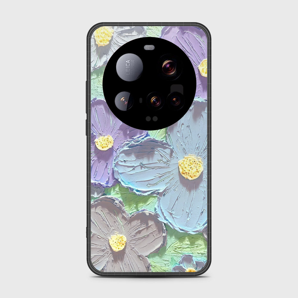 Xiaomi 15 Ultra Cover - Floral Series - Design 1 - Purple & Aqua - HQ Premium Shine Durable Shatterproof Case
