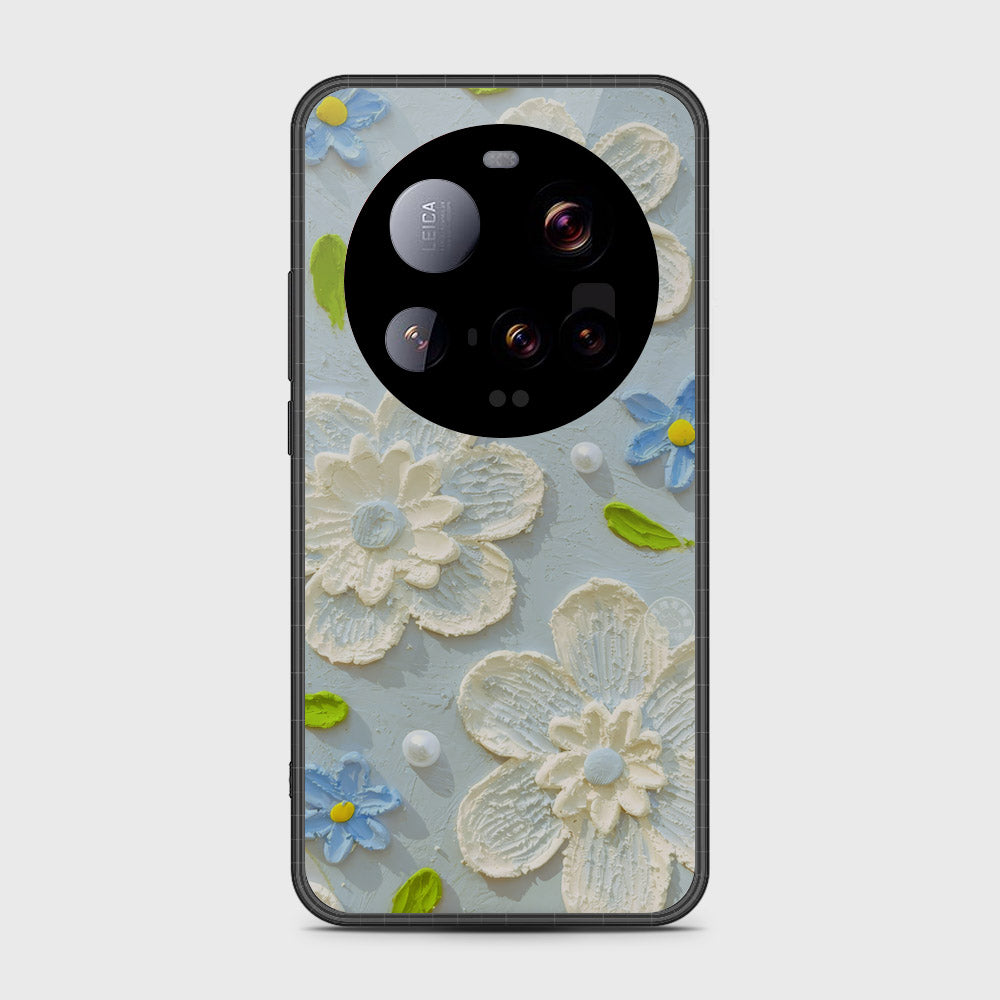 Xiaomi 15 Ultra Cover - Floral Series - Design 3 - Sky Blue - HQ Premium Shine Durable Shatterproof Case