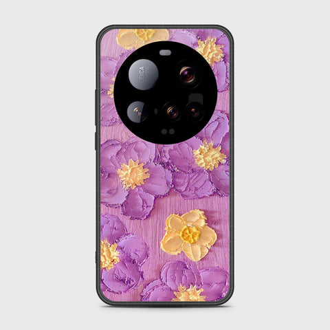 Xiaomi 15 Ultra Cover - Floral Series - Design 8 - Purple & Yellow - HQ Premium Shine Durable Shatterproof Case
