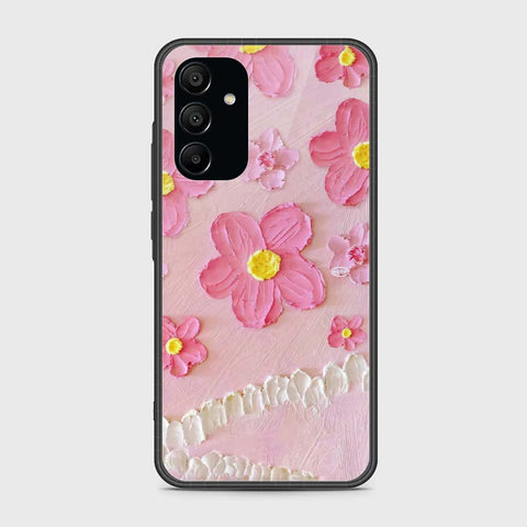 Samsung Galaxy A15 4G Cover - Floral Series - Design 2 - Pink - HQ Premium Shine Durable Shatterproof Case