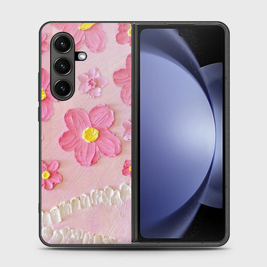 Samsung Galaxy Z Fold 7 Cover - Floral Series - Design 2 - Pink - HQ Premium Shine Durable Shatterproof Case