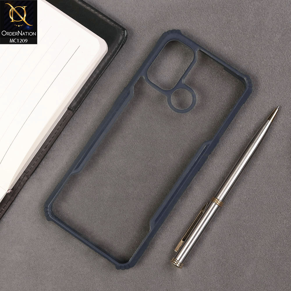 Oppo A53s Cover - Blue - Hybrid Tpu Pc Case