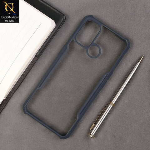 Oppo A53s Cover - Blue - Hybrid Tpu Pc Case
