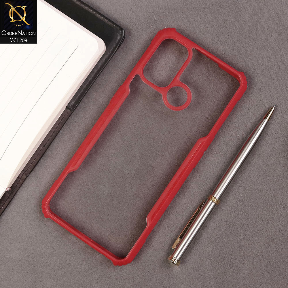 Oppo A53 Cover - Red - Hybrid Tpu Pc Case