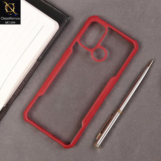 Oppo A53 Cover - Red - Hybrid Tpu Pc Case