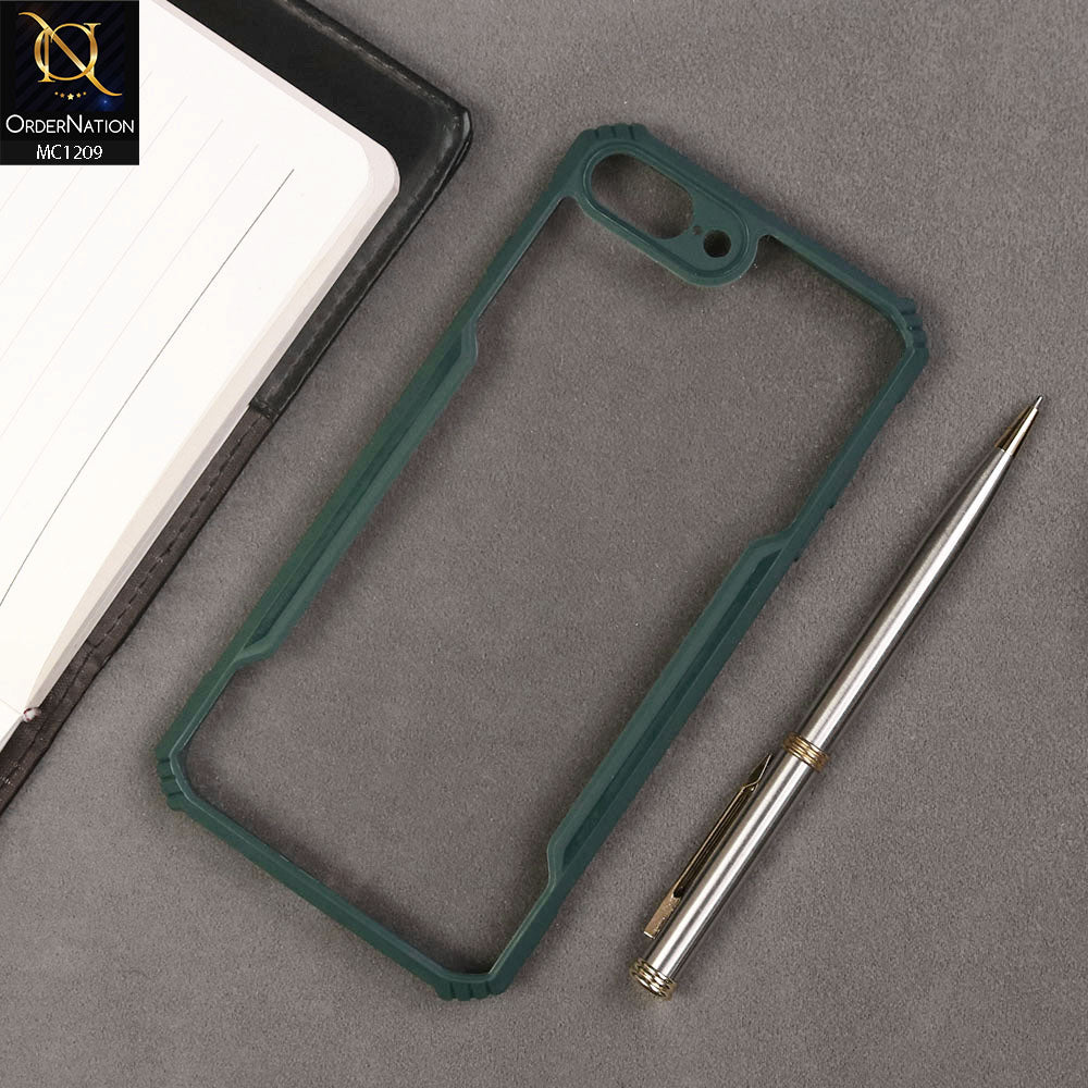 iPhone 8 Plus / 7 Plus Cover - Green - Hybrid Tpu Pc Case