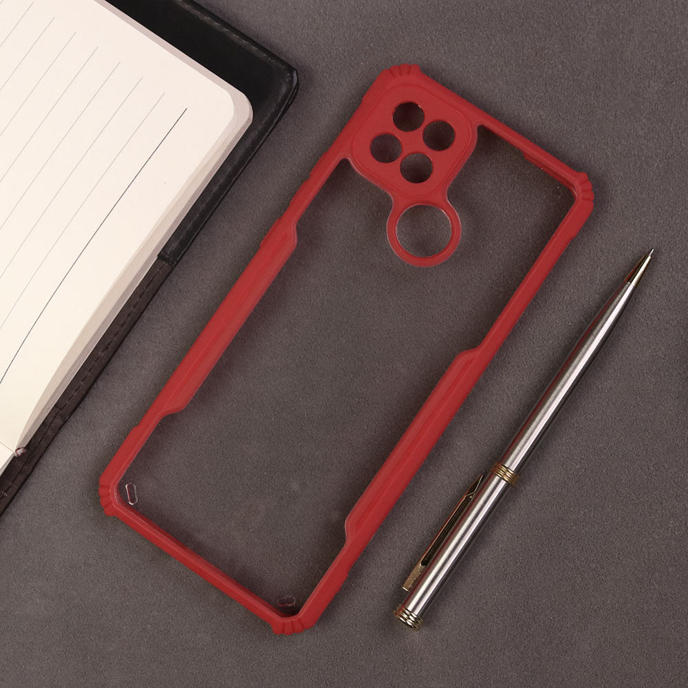Oppo A15s Cover - Red - Hybrid Tpu Pc Case