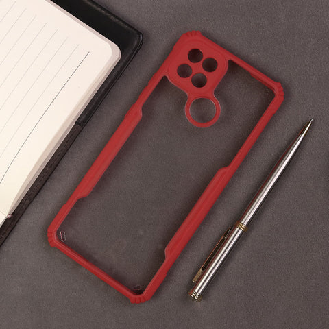 Oppo A15s Cover - Red - Hybrid Tpu Pc Case