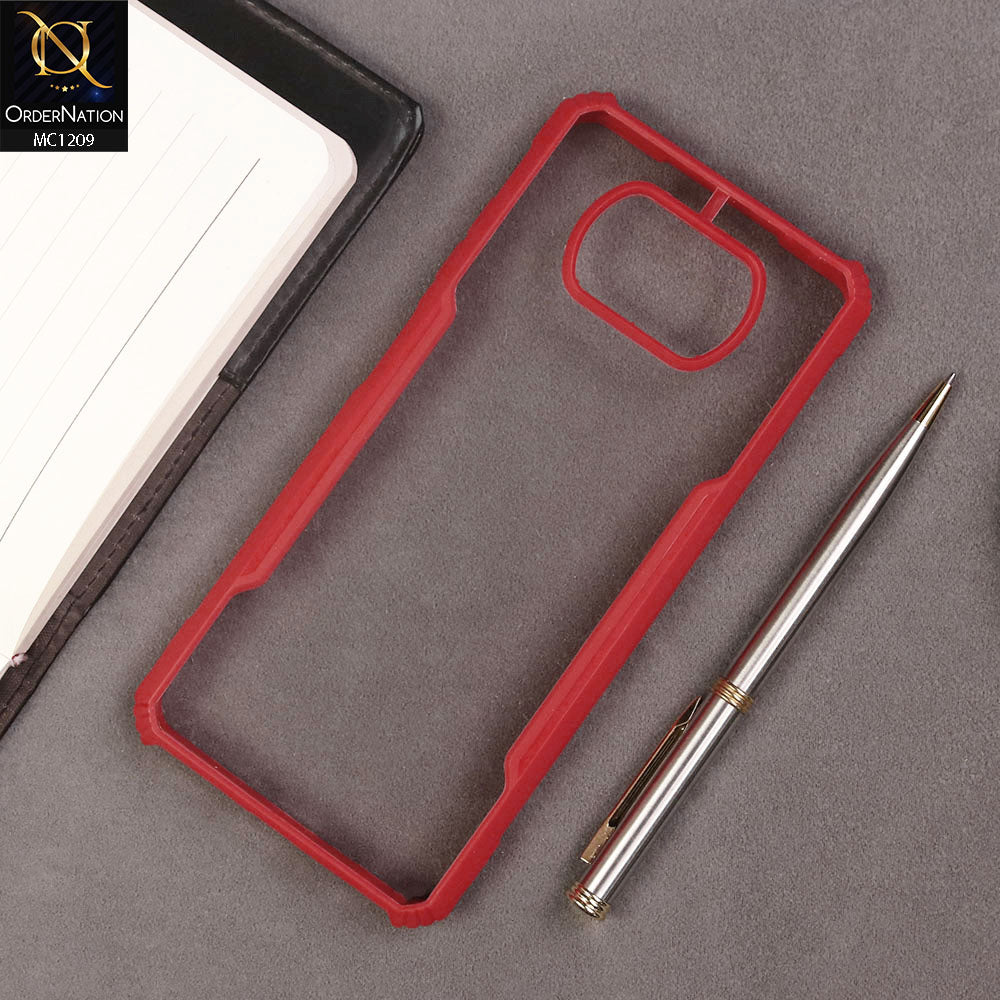 Xiaomi Poco X3 Pro Cover - Red - Hybrid Tpu Pc Case