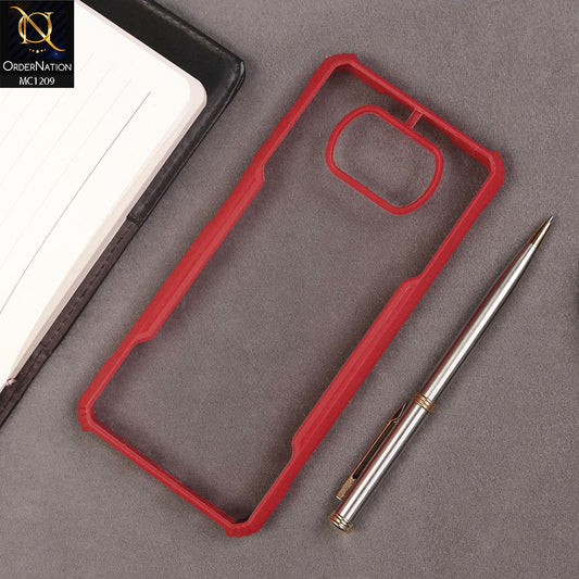 Xiaomi Poco X3 Pro Cover - Red - Hybrid Tpu Pc Case
