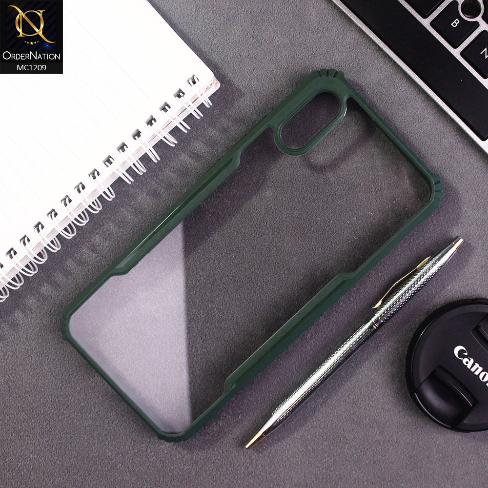 Xiaomi Redmi 9i Cover - Green - Hybrid Tpu Pc Case