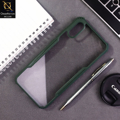 Xiaomi Redmi 9i Cover - Green - Hybrid Tpu Pc Case