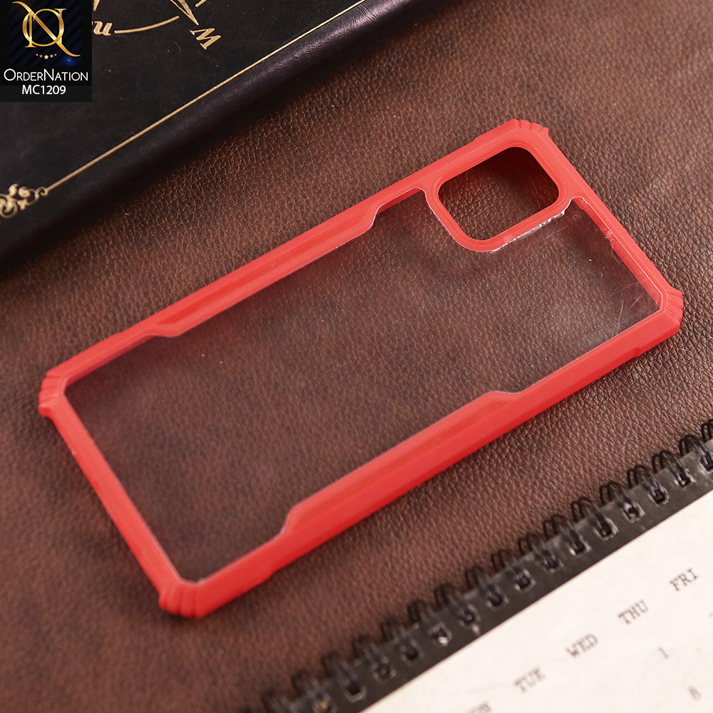 Samsung Galaxy A51 Cover  - Red - Hybrid Tpu Pc Case