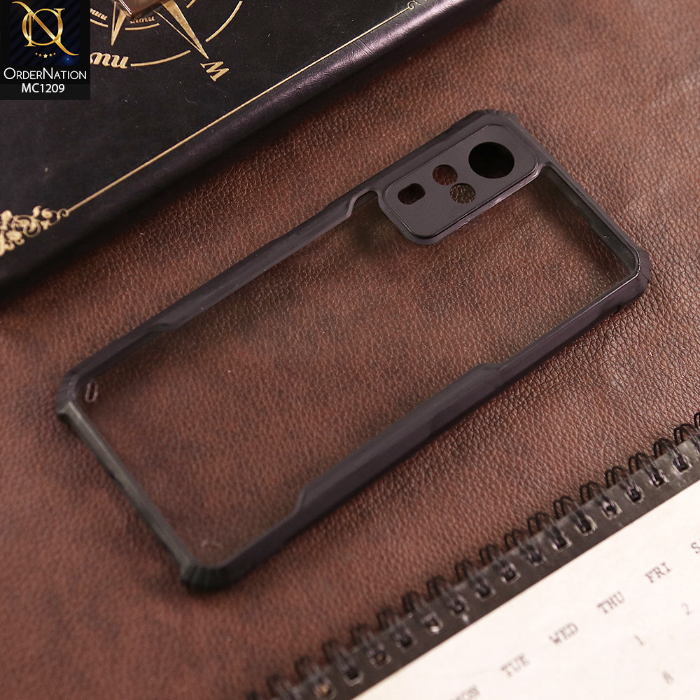 Vivo Y31 Cover  - Black - Hybrid Tpu Pc Case