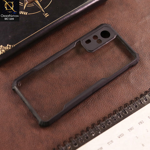 Vivo Y31 Cover  - Black - Hybrid Tpu Pc Case