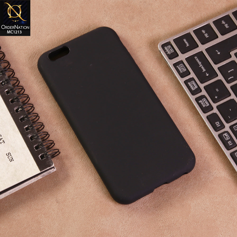 iPhone 6S / 6 Cover  - Black - Soft Shockproof Silica Gel Case