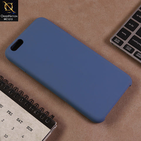 iPhone 6s Plus / 6 Plus Cover  - Midnight Blue - Soft Shockproof Silica Gel Case