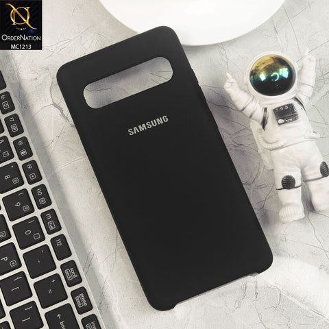 Samsung Galaxy S10 5G Cover - Black - Soft Shockproof Sillica Gel Case