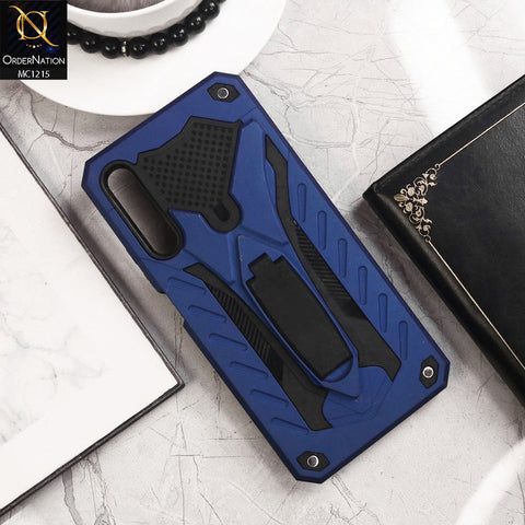 Honor 9X Cover - Blue - Luxury Hybrid Shockproof Stand Case