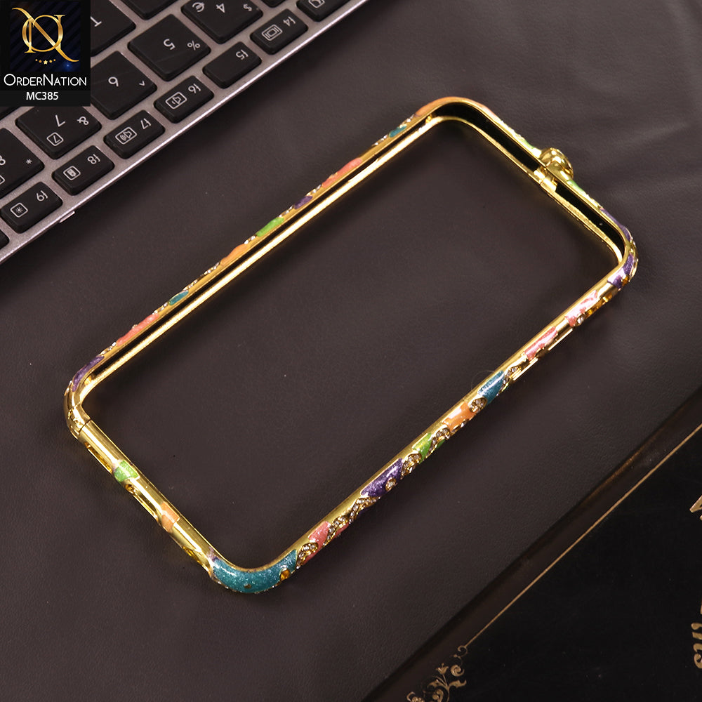 iPhone 6s / 6 Cover - Multi - Bling Diamond Rhinestone Crystal Metal Bumper Frame Edge