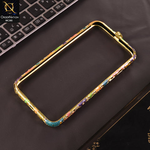 iPhone 6s / 6 Cover - Multi - Bling Diamond Rhinestone Crystal Metal Bumper Frame Edge