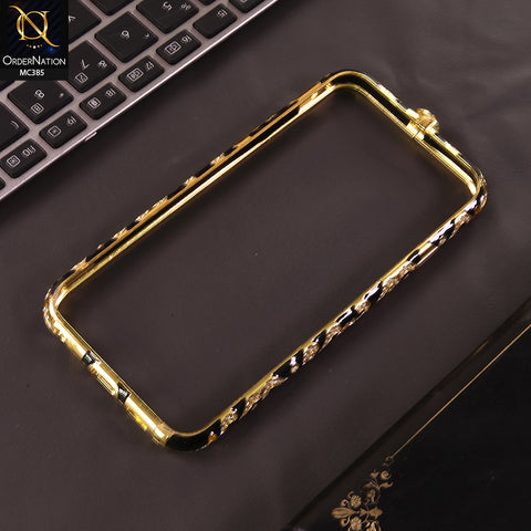 iPhone 6s Plus / 6 Plus Cover - Black - Bling Diamond Rhinestone Crystal Metal Bumper Frame Edge