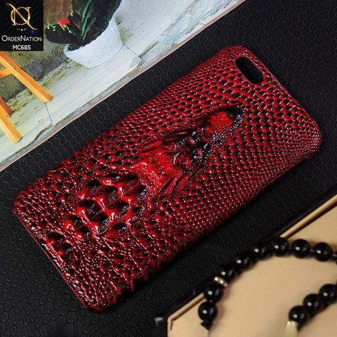 iPhone 6s Plus / 6 Plus Cover - Red - 3D Smart Design Back Shell Hard Case