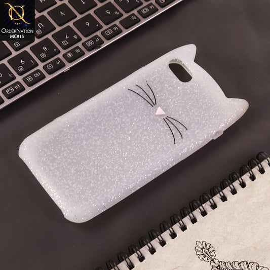 iPhone 8 / 7 Cover - White - Luxury Cute Kitty Soft Tpu Cover Case
