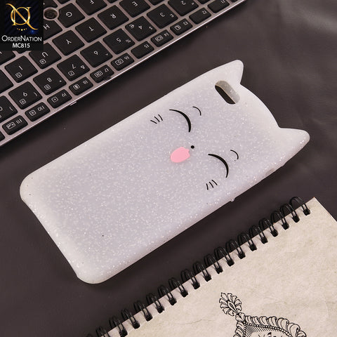 iPhone XS / X Cover - White - Luxury Cute Kitty Soft Tpu Cover Case