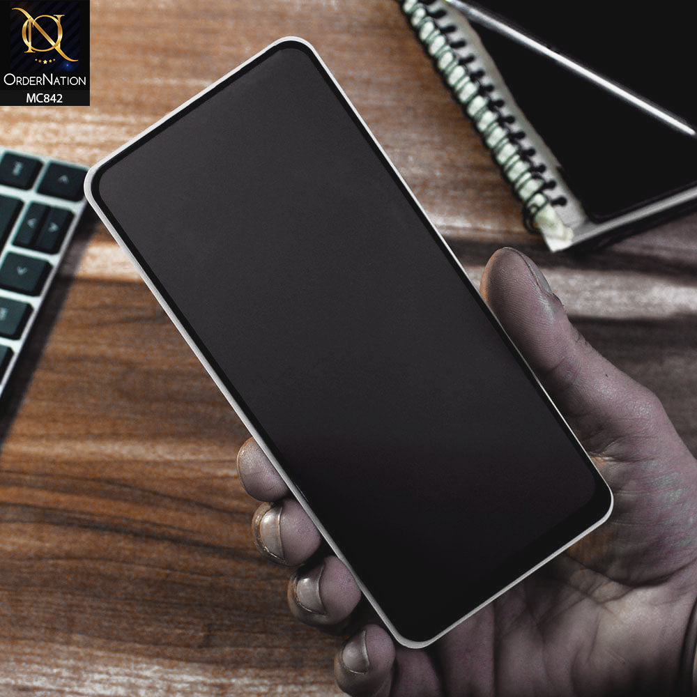 Oppo F11 Pro Screen Protector - Black - Privacy Tempared Glass Screen Protector