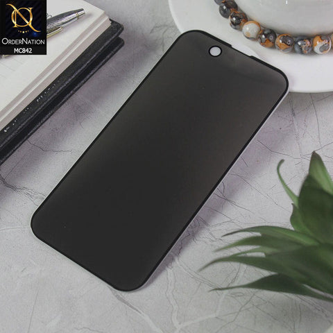 iPhone 17 Air Screen Protector - Black - Kuzoom 20 Degree Vision Dust Proof Privay Glass Tempered