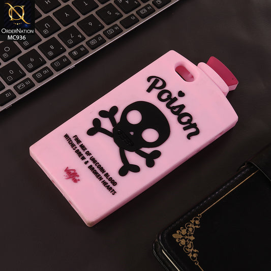 iPhone 6S / 6 Cover - Pink - Soft silicone Valfre black bottle phone case