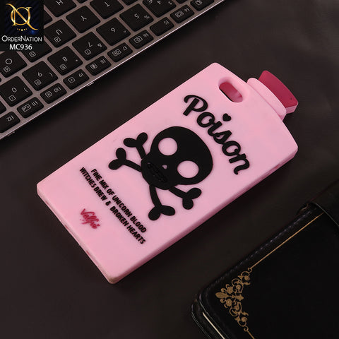iPhone 6S / 6 Cover - Pink - Soft silicone Valfre black bottle phone case