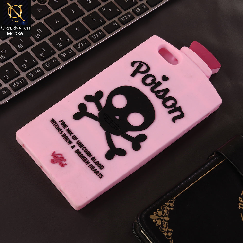 iPhone 6s Plus / 6 Plus Cover - Pink - Soft silicone Valfre black bottle phone case