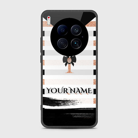 Tecno Camon 40 Premier 5G - Personalized Alphabet Series - HQ Ultra Shine Premium Infinity Glass Soft Silicon Borders Case