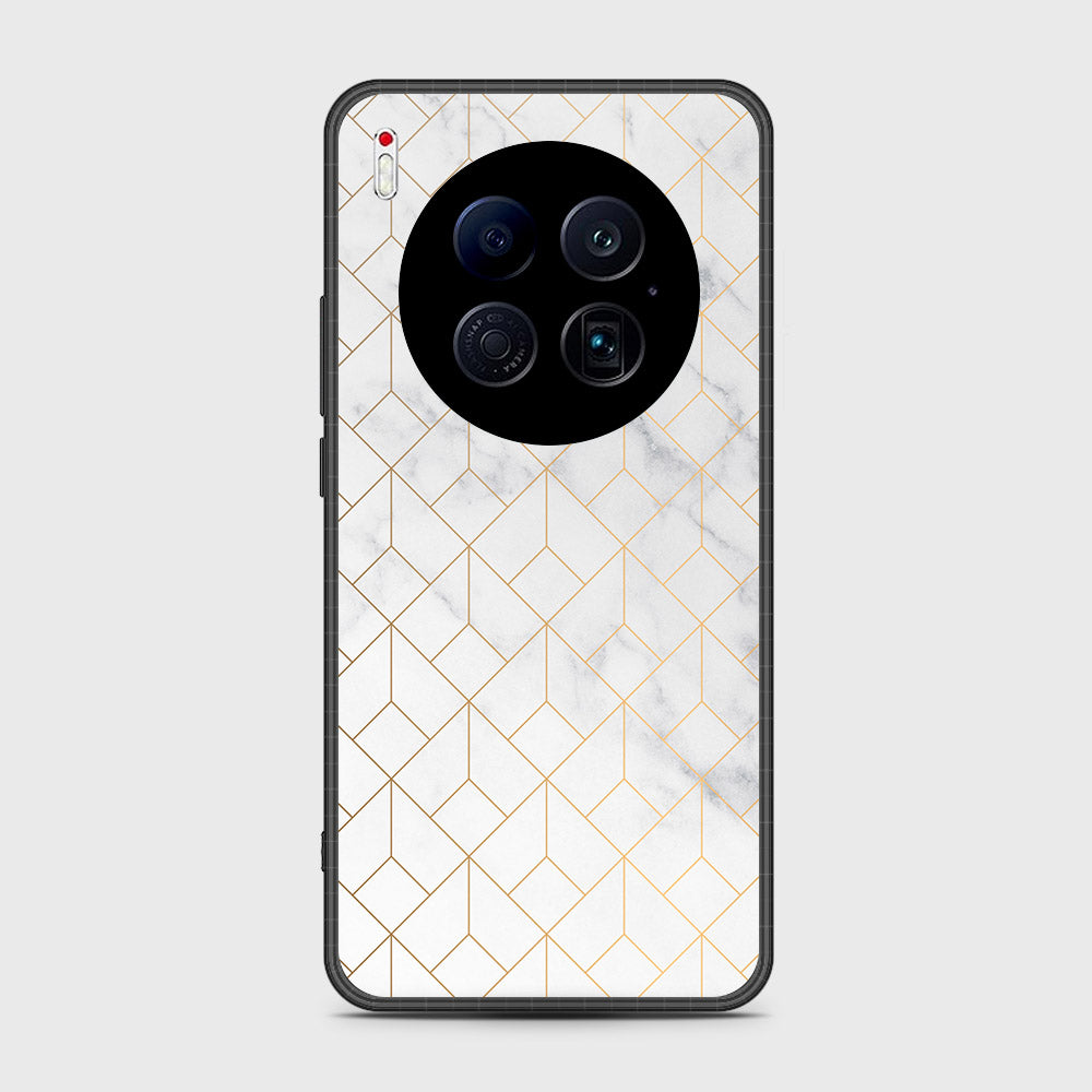 Xiaomi Redmi 15 5G - White Marble Series 2 - HQ Ultra Shine Premium Infinity Glass Soft Silicon Borders Case