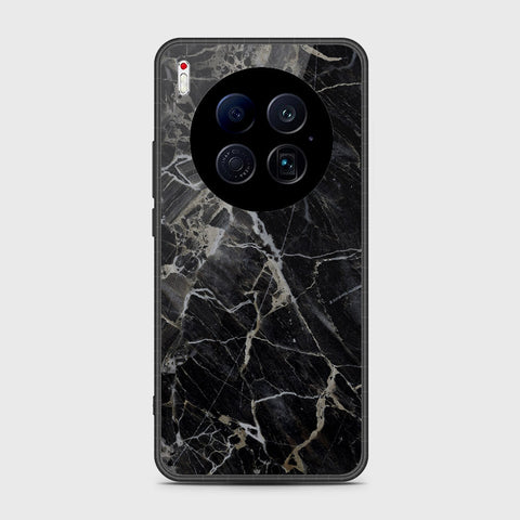 Tecno Camon 40 Premier 5G - Black Marble Series - HQ Ultra Shine Premium Infinity Glass Soft Silicon Borders Case